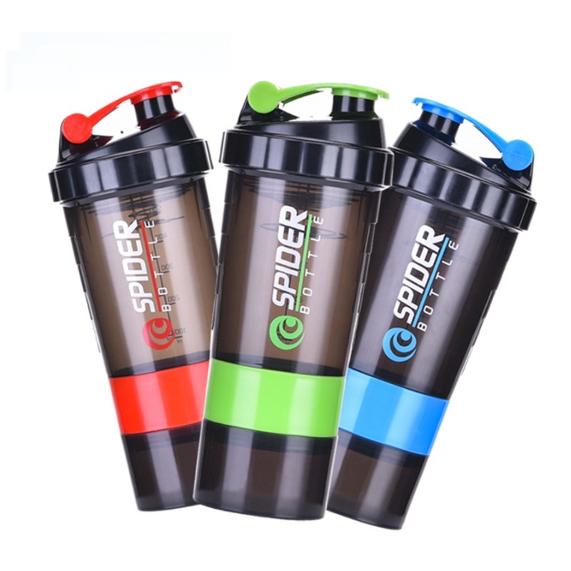 B2ylFYXUykMGgSUtcvNeZdiBDlF5nmlhlN4vfG31 Botol Minum Spider Shaker Bottle 500ml Ls-04 BPA & DEHP Free - Image 1