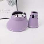 Topi Visor Fashion Lipat Besar Untuk Melindungi Dari Matahari - Ungu