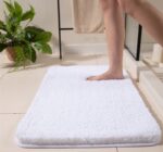 Keset Bulu Lembut Halus Empuk Mudah Dicuci Lucu Aesthetic Menyerap Air - Putih - Image 5