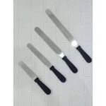 Spatula Butter Cream 3in1 Set Stainless Steel Icing Cake Dekorasi Kue - Image 2