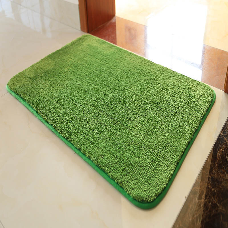 BodyADNxhJpUCH87WMPG9IZbWW5ryh4fauzkPjZ3 Keset Bulu Lembut Halus Empuk Mudah Dicuci Lucu Aesthetic Menyerap Air - Hijau - Image 1