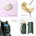 Payung Lipat Kapsul Anti UV Motif Polos Free Pouch - Image 2