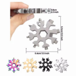 Kunci Salju 18in1 Multifungsi Pocket Tool 18in1 Snowflake Tool - Image 5