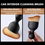 Sikat Pembersih Interior Mobil Car Cleaning Brush Gagang Pendek - Image 3