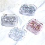 Softlens Case Bening Plastik Tempat Kontak Lensa Mata Tabung Penjepit - Tosca - Image 5