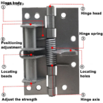 Engsel Otomatis Penutup Pintu Metal Spring Door Closer Praktis - SILVER - Image 8