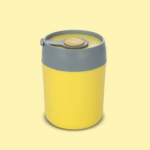 Tempat Makan Bubur Sup Mini Portable Makanan Tahan Panas Anti Tumpah - Kuning - Image 7