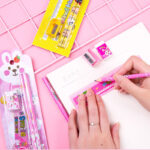 Alat Tulis Set Mini Stationary Set Pensil 5 in 1 Motif Karakter - W-18-14 - Image 5