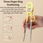 Sumpit Anak Karakter Lucu Alat Bantu Belajar Makan Bayi Balita Batita - Kitty - Image 6