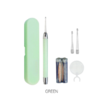 Korek Kuping Nyala LED Pembersih Telinga Aman untuk Anak dan Dewasa - Hijau