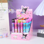 Pena Gel Pulpen Ballpoint Tinta 10 Warna Warni Motif Karakter Lucu - Kuromi - Image 2