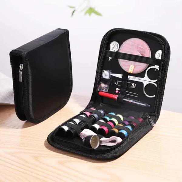 Set Alat Jahit 10 PCS Kotak Dompet Pouch Travel Sewing Box Portable