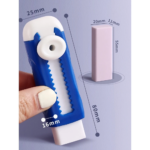 Penghapus Model Stick Warna Mekanik Bersih Tanpa Serpihan - Hijau - Image 7