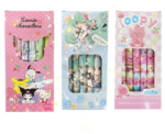 Pulpen Gel Mekanik Karakter Lucu 6 Pcs Set Alat Tulis Sekolah Kantor - Sanrio - Image 2
