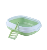 Tempat Buang Kotoran Hewan Sekop Wadah Pasir Kucing Cat Litter Box - Hijau - Image 7