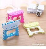 Kursi Mini Lipat Plastik Bangku Dewasa Anak Lucu Praktis Serbaguna - Biru - Image 5