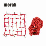 Jaring Helm Motor Tali Pengikat Barang Bagasi Helmet Net Serbaguna - Merah - Image 7