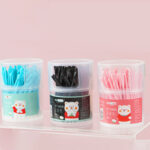 Cotton Bud 2in1 Korek Kuping lembut isi 100 PCS Pembersih Telinga 2 Sisi - Tosca - Image 3
