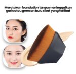 Brush Kuas Bedak Bentuk Oval Untuk Foundation - Image 2
