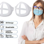 Penyangga Masker 3D Bracket Silikon Anti Pengap Pelindung Lipstik