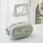 Kotak Makan Bento 2 Tingkat Kapasitas 850ML Praktis untuk Bekal Sekolah dan Kantor - Image 5