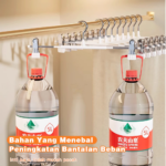 Hanger Gantungan Baju Celana Anti Slip dengan Klip Bahan Kawat Besi - Biru - Image 4