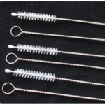 Sikat Sedotan Stainless Steel Kecil Lembut Pembersih Sudut Lekukan - Image 3