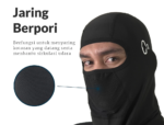 Buff Panjang Face Mask Slayer Motor UV Penutup Kepala Outdoor Sport - Black - Image 2