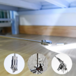 Stik Magnet Teleskopik dengan Lampu LED Tongkat Penarik Logam Panjang - Image 3