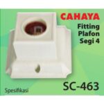 Fitting Lampu Plafon Segi E27 Tempat Lampu Di Plafon - Fitting SC-461 - Image 5