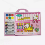 Buku Melukis Set 3D Coloring Book Melatih Kemampuan Motorik Anak - Helokity - Image 8