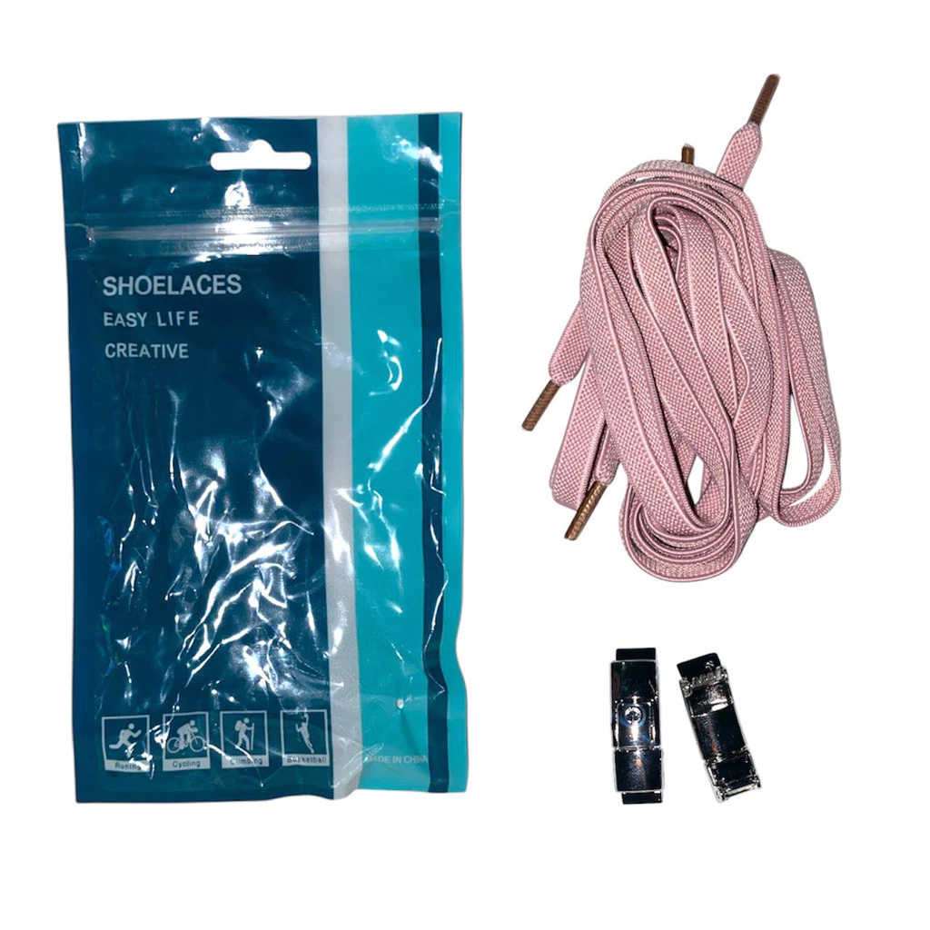 Gja3P8rfF033ufEyxGshHQtqHL3b3PWFxopSnW1I Tali Sepatu Karet Elastis dengan Pengunci untuk Aktivitas Harian - Pink - Image 1