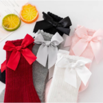 Kaos Kaki Anak Panjang Fashion Cantik Modis Model Pita Elastis - PinkM - Image 7