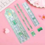 Alat Tulis Set Mini Stationary Set Pensil 5 in 1 Motif Karakter - W-18-15 - Image 4