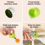 Cetakan Alat Pemotong Sayuran Buah Bekal Bento Anak Sekolah - 6in1 - Image 9