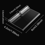 Label Harga Mika PVC Transparan Price Tag Holder Minimarket - Image 4