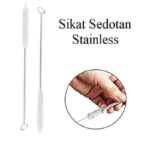 Sikat Sedotan Stainless Steel Kecil Lembut Pembersih Sudut Lekukan - Image 5