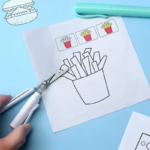 Gunting Lipat Mini Bentuk Pena Praktis Ringkas dan Mudah Dibawa - Putih - Image 4