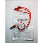 Kabel Roll 3 in 1 Tarik 2.4A Otomatis Fast Charging - Merah