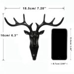 Hanger Gantungan Kunci Dinding Dengan Model Tanduk Rusa - Image 7
