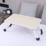 Meja Belajar Lipat Anak Laptop Portable Serbaguna Motif Polos - Putih Polos - Image 4