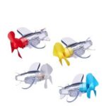 Lampu Ornamen Tenaga Angin Bentuk Pesawat Hiasan Unik dan Kreatif - Bening - Image 2