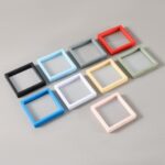 Jewelry Box Transparan Anti Debu Tempat Penyimpanan Perhiasan Ringkas - Alas Hitam - Image 9