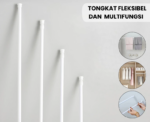 Tongkat Fleksibel Batang Gorden Multifungsi Praktis Serbaguna - 100-190 cm - Image 2