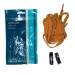 Tali Sepatu Karet Elastis dengan Pengunci untuk Aktivitas Harian - Brown