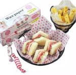 Alas Nasi Bento Kertas Pembungkus Makanan Roti Sandwich Burger Dessert - Mawar - Image 9