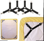 Penjepit Sprei 1 Set Isi 4 pcs Anti Geser Jepitan Pengait Adjustable