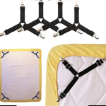 Penjepit Sprei 1 Set Isi 4 pcs Anti Geser Jepitan Pengait Adjustable