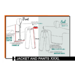 Jas Hujan Motor Besar Jumbo Big Size XXXL Extra Large PVC Lentur - Hitam - Image 3