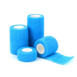 Finger Wrist Tape Elastis Penyangga Jari dan Pergelangan Tangan untuk Olahraga - Biru